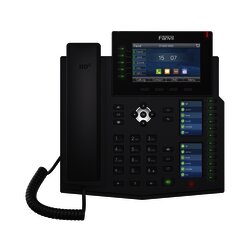Teléfono IP Empresarial con Estándares Europeos, 20 lineas SIP con pantalla LCD a color, 60 teclas DSS/BLF, puertos Gigabit, IPv6, Opus y conferencia de 3 vías, PoE/DC (incluye fuente).