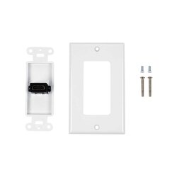 Placa de pared 1 puerto HDMI hembra a hembra