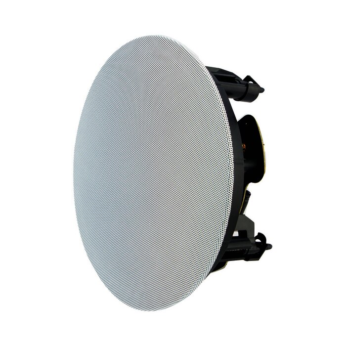 Phantom Series Altavoz de techo de 2 vias, woofer de polietileno inyectado de 6.5in, Tweeter giratorio de 1in, 5-90 watts 8 Ohms