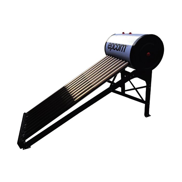 Bóiler Solar de Baja Presión con 9 Tubos de Vacío de 90 L