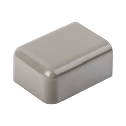 Tapa Final, para uso con canaleta LD10, material ABS, Color Gris