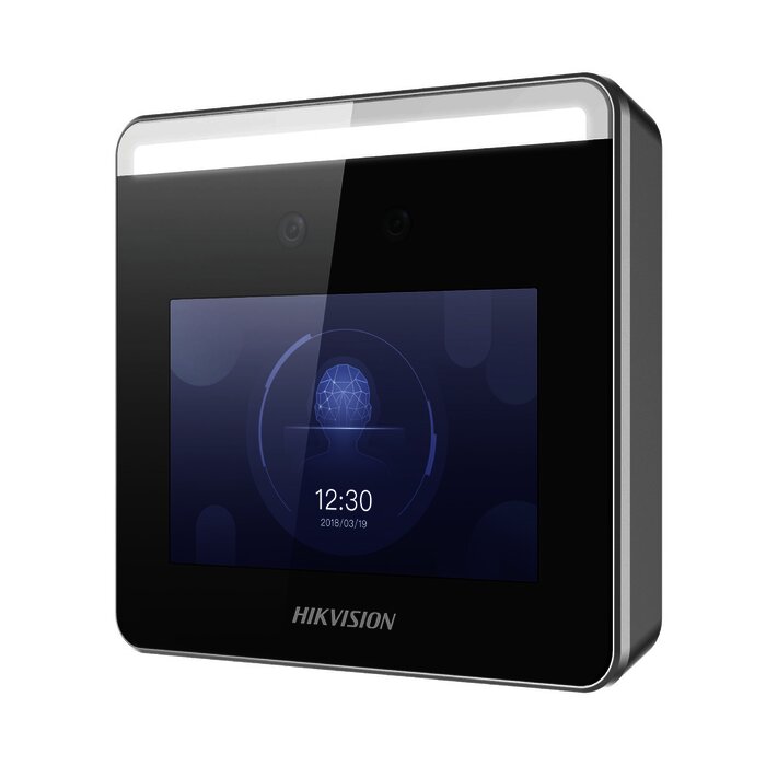 Terminal WIFI de Reconocimiento Facial ULTRA RÁPIDO y lectura de CÓDIGOS QR / Asistencia + Control de Acceso / Soporta APP de Hik-Connect (P2P) / Hasta 1.5 Mts de Reconocimiento Incluso en Movimiento
