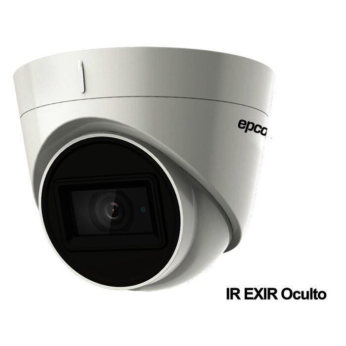 Eyeball 4K (8 Megapixeles) TURBOHD / Gran Angular / Lente 2.8 mm / Potente IR EXIR 60 mts / Exterior IP67.