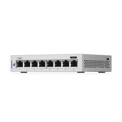 Switch UniFi Administrable capa 2 de 8 Puertos Gigabit (7 Ethernet y 1 PoE Pasivo 48V)
