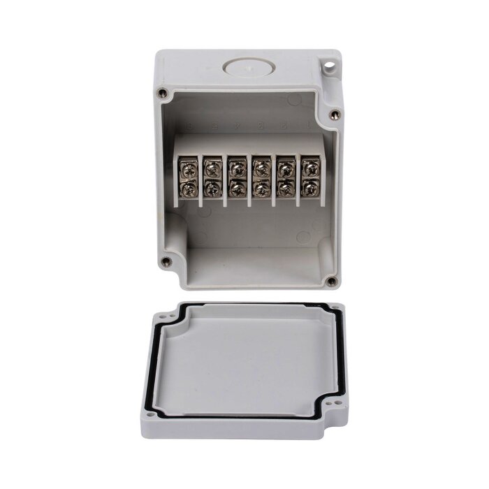 Cajas de Interconexión con 6 Terminales. De 91 x 75 x 43 mm