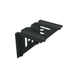 Ménsula económica, para montaje en pared, para anchos de charola de 50mm, con acabado Electro Zinc