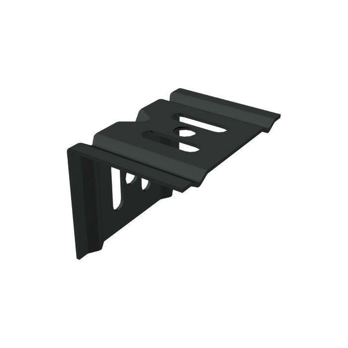 Ménsula económica, para montaje en pared, para anchos de charola de 50mm, con acabado Electro Zinc