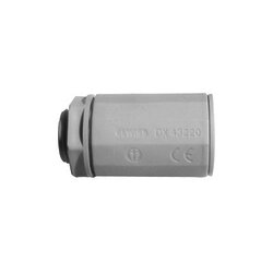 Conector de tubería rígida a caja (Racor), PVC Auto-extinguible, de 16 mm (5/8")