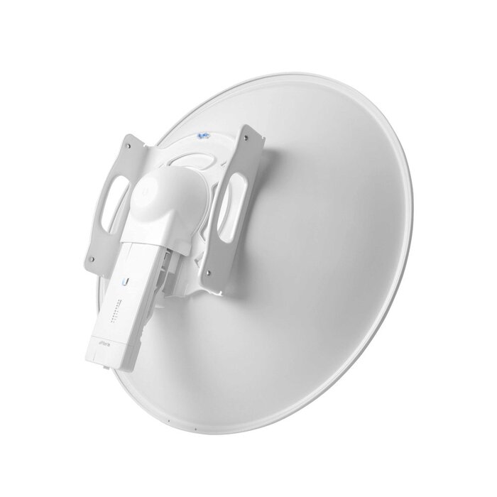 Antena Direccional airFiber X, ideal para enlaces Punto a Punto (PtP), frecuencia 5 GHz (4.9 - 5.8 GHz) de 30 dBi slant 45