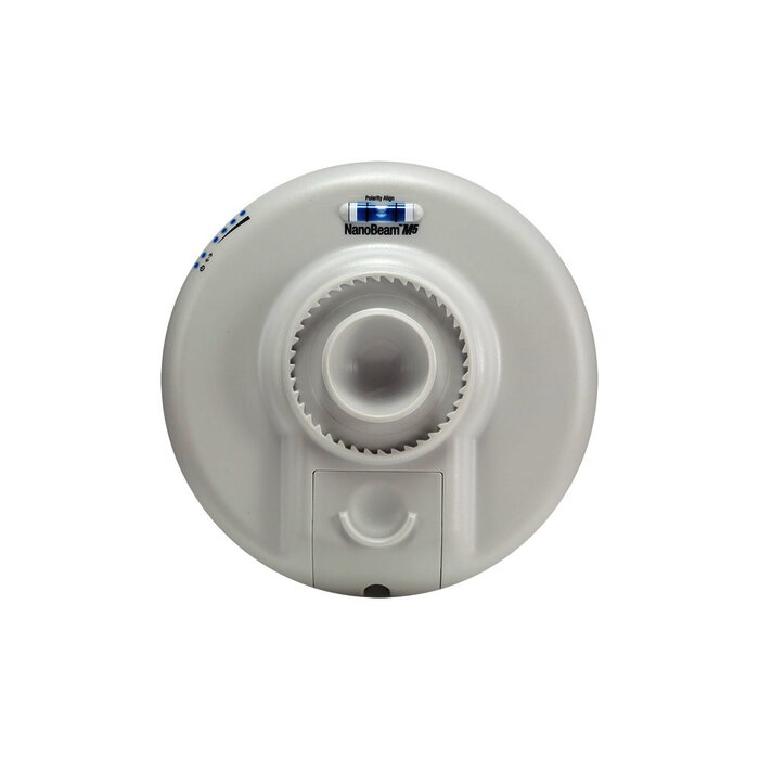 NanoBeam airMAX M5 CPE, hasta 150 Mbps, 5 GHz (5150 - 5875 MHz) con antena integrada de 16 dBi