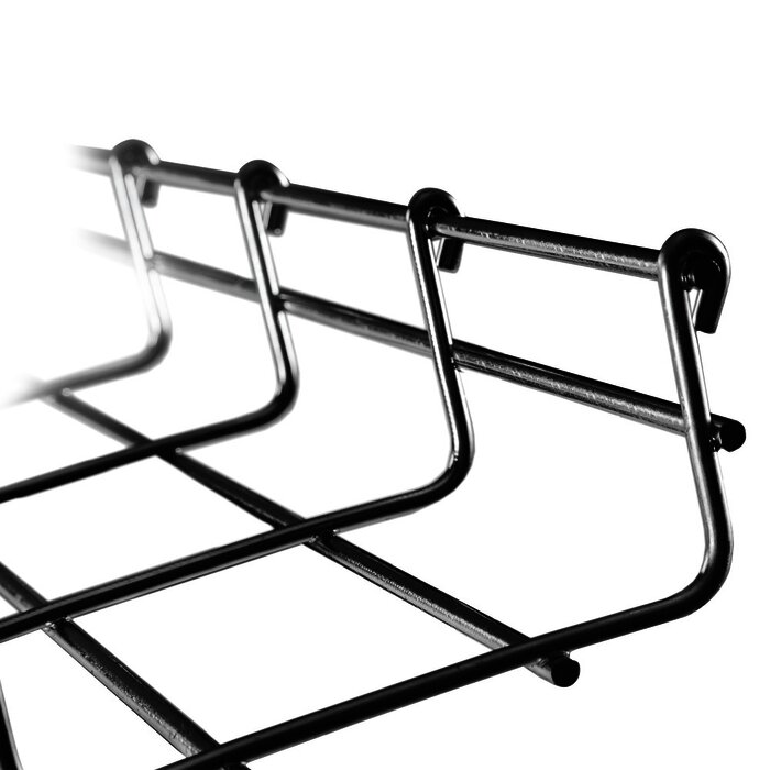 Charola versión light MallaFils 54/100 mm, con acabado Electro Zinc, tramo 3 m