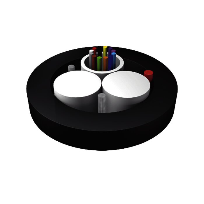 Kilómetro de Fibra Óptica Aérea Mini ADSS (ASU) G.652D, Monomodo de 6 Hilos, Exterior, Span 80, Loose Tube