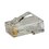 Plug RJ45 Cat5e, Para Cable UTP de Calibres 24-26 AWG, Chapado en Oro de 50 micras, Bolsa de 50 piezas