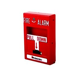 Estación de jalón convencional de acción simple, color rojo