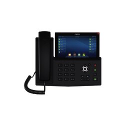 Teléfono IP empresarial para 20 lineas SIP, pantalla táctil, Bluetooth integrado para diadema, PoE y hasta 127 botones DSS con doble puerto Gigabit, soporta recepción de video