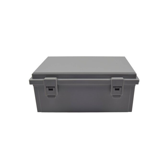 Gabinete Plástico para Exterior IP65 de 170 x 251 x 101 mm Cierre por Broche.
