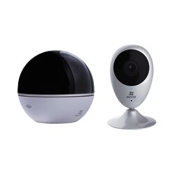 Kit de Camaras WiFi, Incluye 1 Pieza EZ-MINO y 1 Pieza C6TC / Uso Residencial / Grabacion en la Nube / Audio de Dos Vias
