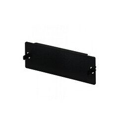Placa Ciega FAP, Para Reservar Espacio de Uso Futuro, Color Negro