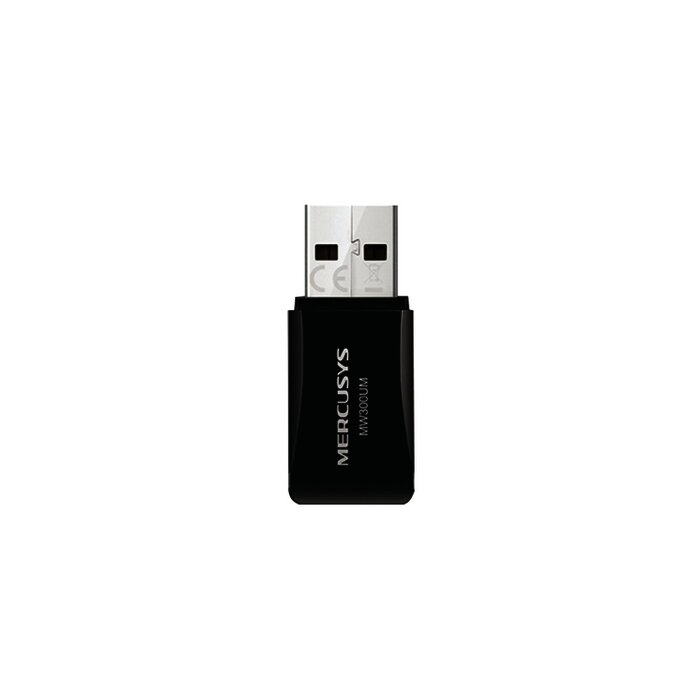 Adaptador inalámbrico N USB 2.0 de 300 Mbps 2.4 GHz, 2T2R con 2 antenas internas