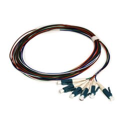 Kit de 6 Pigtails LC/UPC Monomodo 2 metros