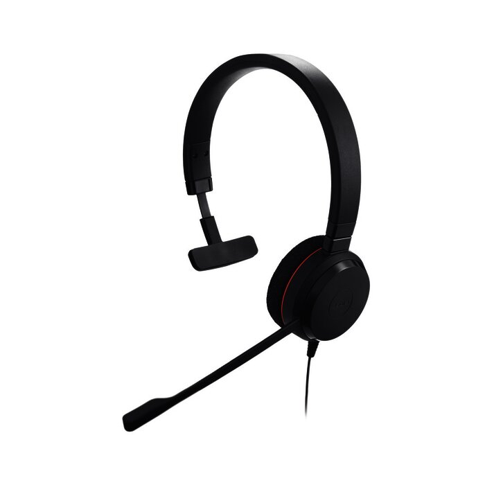 Jabra Evolve 20 Mono con conexión USB, micrófono con cancelación de ruido de ultima generación, configuración Plug and Play (4993-829-209)