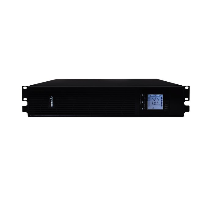 UPS de 1000VA/900W / Topología On-Line Doble Conversión / Entrada y Salida de 120 Vca / Clavija de Entrada NEMA 5-15P / Pantalla LCD Configurable /Formato Rack/Torre