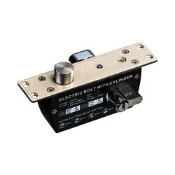 Cerradura de Perno 2000 kg de sujeción/ Abierta en caso de falla (Fail Safe)/ Con temporizador y Sensor de puerta