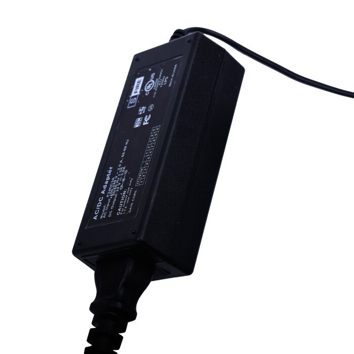 Fuente de poder de 24 Vcd regulado @ 3A; UL; Voltaje de entrada de 100-240 Vca