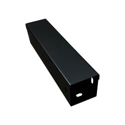 Ducto Cuadrado Embisagrado 10 x 10 cm, fabricado en lámina de acero al carbón, hasta 159 cables cat6, incluye cople con tornillería y 1 knock out por lado
