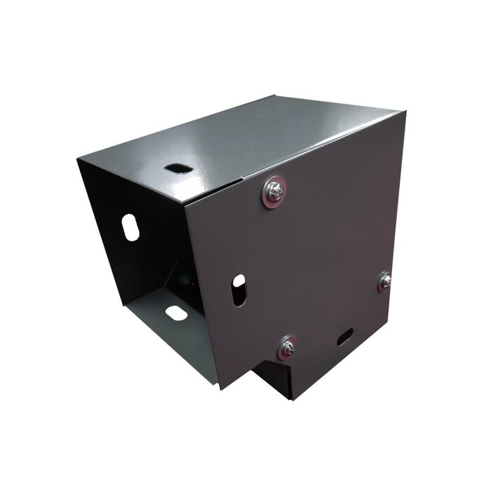 Derivación codo horizontal de 90 grados 65 x 65 mm, fabricado en lámina de acero al carbón