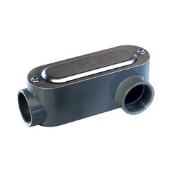 Caja Condulet tipo LL de 1" (25.4 mm) Incluye tapa y tornillos.