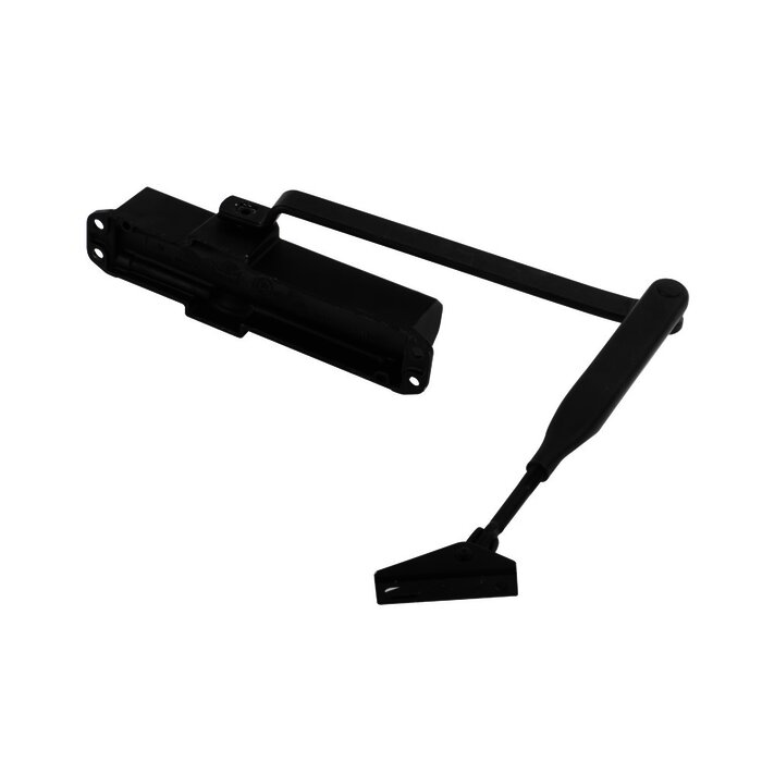 Cierrapuertas Fuerza 4/ Para puertas de hasta 1100 mm de Ancho/ Color Negro /Certificación UL