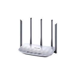 Router Inalámbrico doble banda AC, 2.4 GHz y 5 GHz Hasta 1350 Mbps, 5 antenas externas omnidireccional, 4 Puertos LAN 10/100 Mbps, 1 Puerto WAN 10/100 Mbps