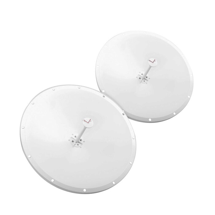 Antena Parabólica de Frecuencia Extendida, 4.8 - 6.5 GHz, 28 dBi, Conectores SMA-Macho Inverso