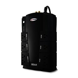 UPS de 685 VA/390 W, Topología Línea Interactiva, Entrada 120 Vca NEMA 5-15P, Tipo Gabinete Compacto, Con 8 Tomas NEMA 5-15R