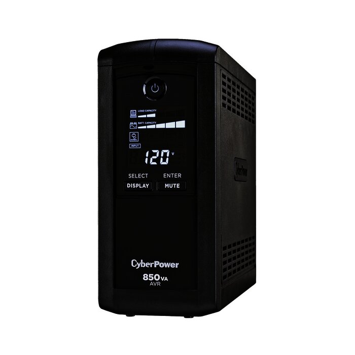 UPS de 850 VA/510 W, Topología Línea Interactiva, Entrada 120 Vca NEMA 5-15P, Tipo Mini Torre, Con 9 Tomas NEMA 5-15R