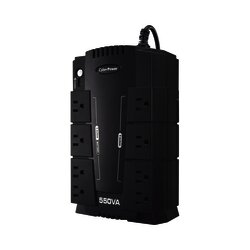 UPS de 550 VA/330 W, Topología Standby, Entrada 120 Vca NEMA 5-15P, Tipo Gabinete Compacto, Con 8 Tomas NEMA 5-15R