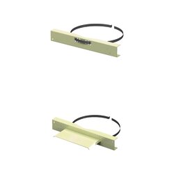 Montaje de poste para gabinete NEMA TXG-4050, TXT-3545 y TXT-4050.