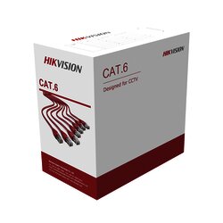 Bobina de Cable UTP / 305 Metros / Cat 6 / 23 AWG / PVC / Color Gris / Uso en interior / 100% Cobre