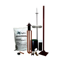 Kit de Pararrayo Dipolo con Electrodo y Accesorios de Instalación para Techo.