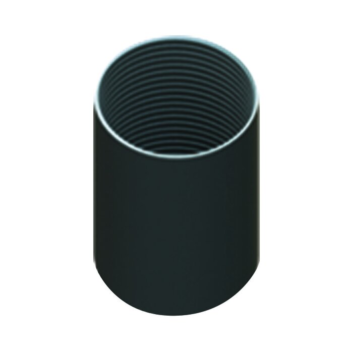 Cople 1/2" (13mm) pared gruesa con rosca galvanizado etiqueta amarilla