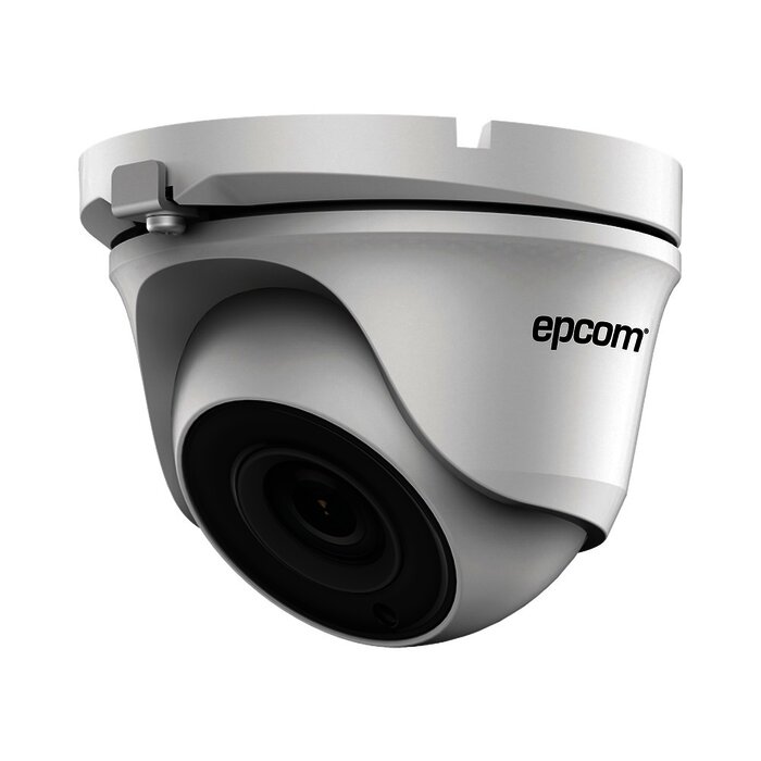 Eyeball TURBOHD 720p / METALICA / Gran Angular 92° / Lente 2.8 mm / IR Inteligente 20 mts / Exterior IP66 / TVI-AHD-CVI-CVBS / dWDR