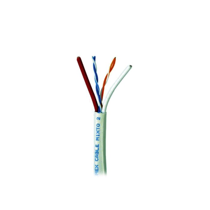 2 pares UTP5+1 par para alimentación calibre 16 ( tramo por metro )