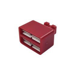 Clip de Puente, Para Uso con Regletas S66 de Siemon, de 1 par, Color Rojo