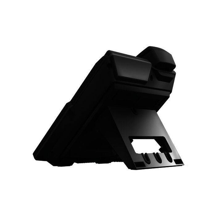 Teléfono IP empresarial para 4 líneas SIP con 2 pantallas LCD, 6 teclas BLF/DSS, conferencia de 3 vías, PoE