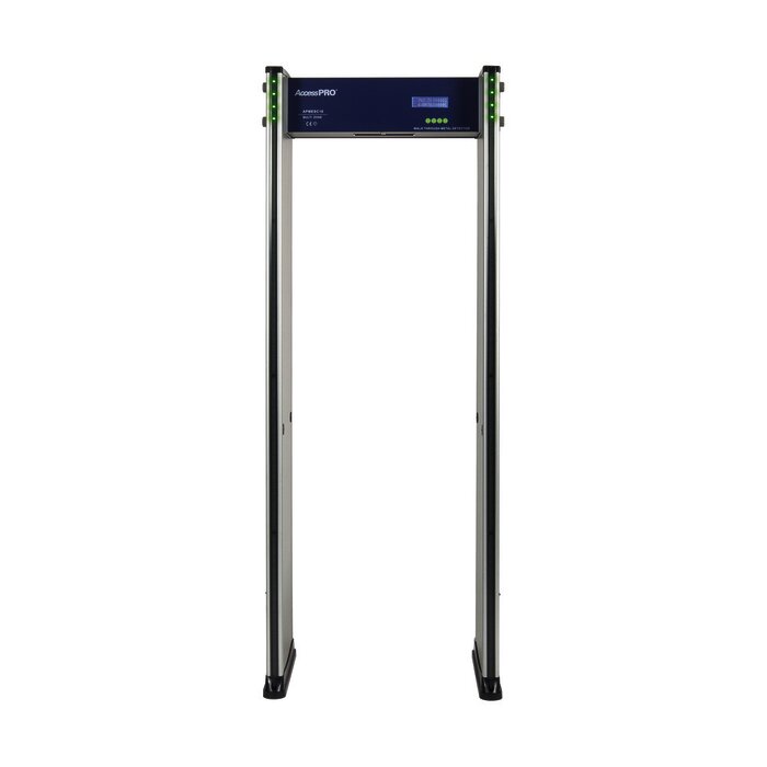 Detector de Metales de 18 zonas/ Uso en Interior/Programación con Control Remoto / Contador de Personas