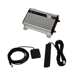 Robusto Localizador Vehicular 3G, con múltiples entradas digitales y análogas y salidas digitales (opción para audio bidireccional y cámara fotográfica), Carcasa de Aluminio y Antenas Externas.