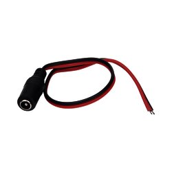 Cable con conector hembra, alimentación para Vcd con puntas libres.