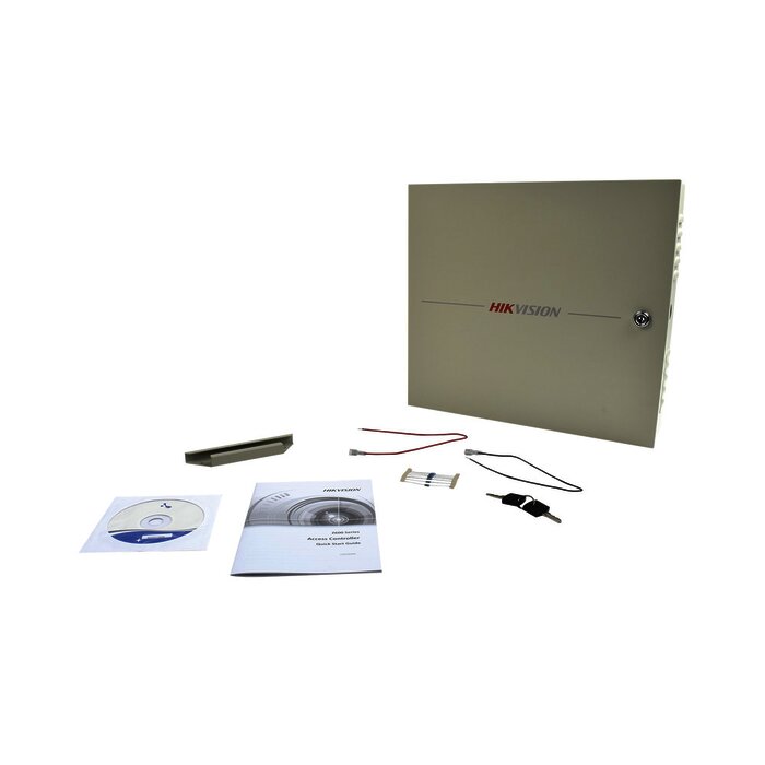 Controlador de Acceso / 4 Puerta / 8 Lectores Huella y Tarjeta / Integración con Video / 100,000 Tarjetas / Incluye Gabinete y Fuente de Alimentación 12VCD/8A / Soporta batería de respaldo