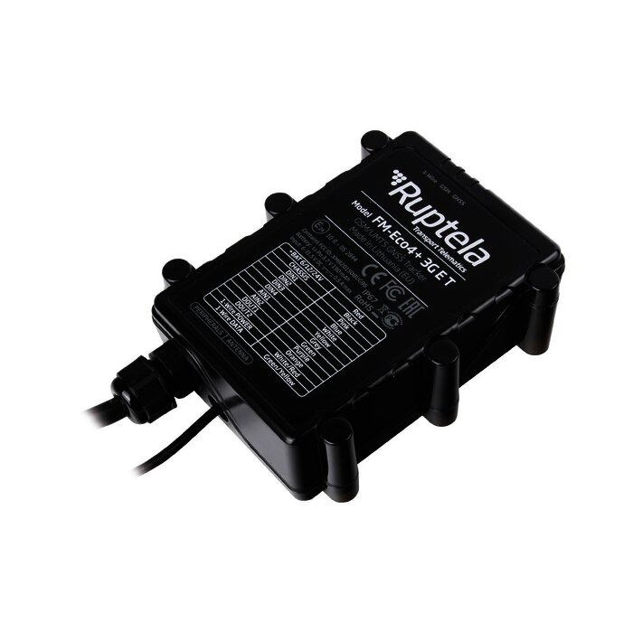 Localizador vehicular 3G con protección IP67 y antena satelital externa